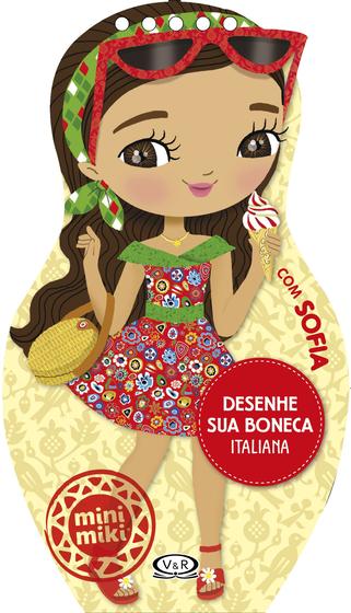 Imagem de Livro - Desenhe sua Boneca Italiana com Sofia