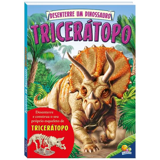 Imagem de Livro - Desenterre um Dinossauro: Tricerátopo