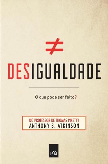 Imagem de Livro - Desigualdade - o que pode ser feito?