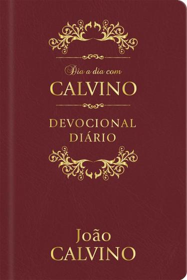 Livro - Dia a Dia com Calvino Capa couro Menor preço em Livro - Dia a Dia com Calvino Capa couro