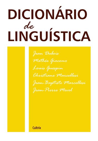 Imagem de Livro - Dicionário de Linguística - Nova Edição