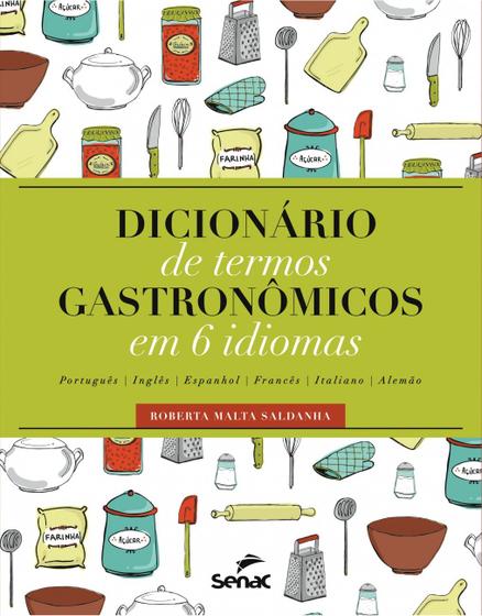 Imagem de Livro - Dicionário de termos gastronômico em 6 idiomas