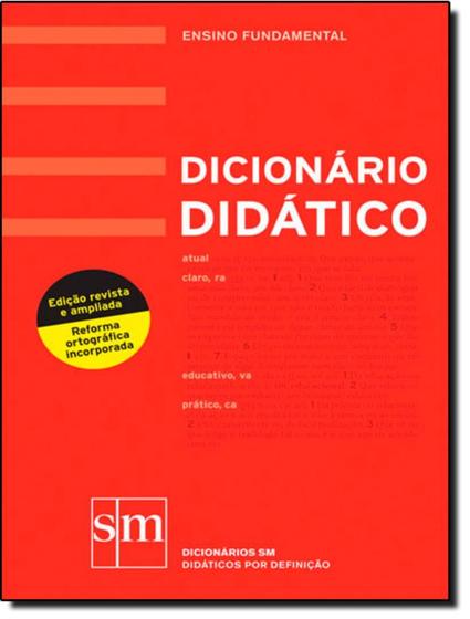 Livro - Dicionario Didatico - Reforma Ortografica Incorporada - 3ª Ed ...