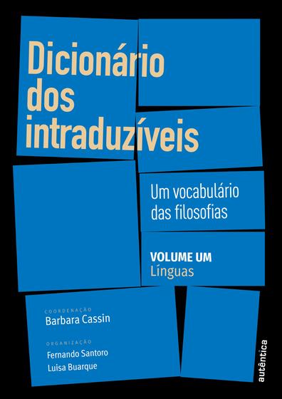 Imagem de Livro - Dicionário dos intraduzíveis – Vol. 1 (Línguas)