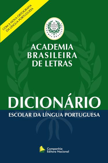 Imagem de Livro - Dicionário escolar da Língua Portuguesa - Academia Brasileira de Letras