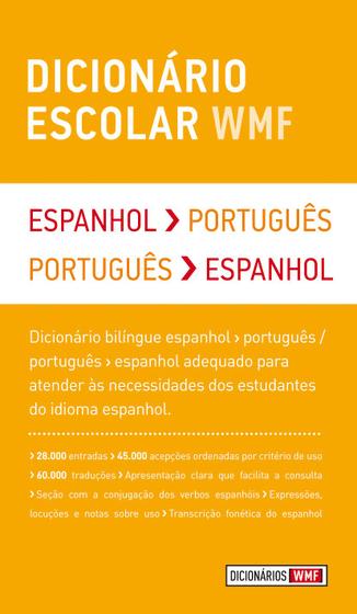 Imagem de Livro - Dicionário escolar WMF - Espanhol-Português / Português-Espanhol
