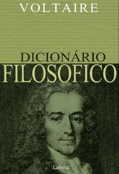 Imagem de Livro - Dicionário Filosófico - Voltaire