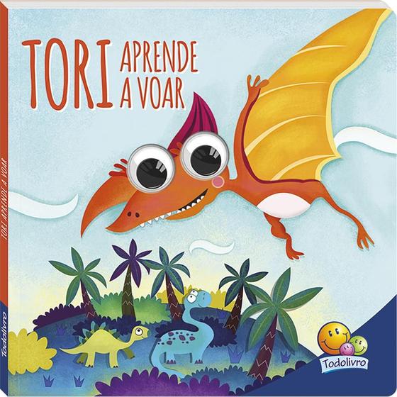 Imagem de Livro - Dinos Arregalados: Tori aprende a voar