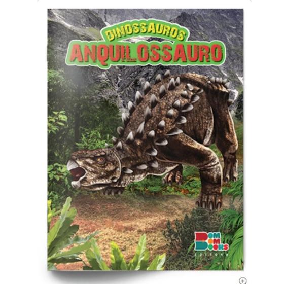Imagem de Livro Dinossauros com Miniatura Articulada: Anquilossauro - Bom Bom Books