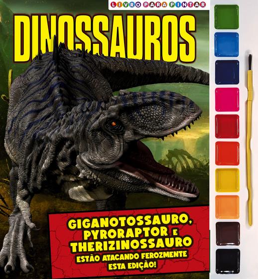 Imagem de Livro - Dinossauros Livro para Pintar com Aquarela