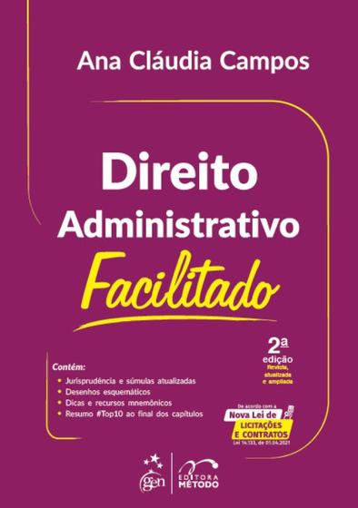 Imagem de Livro - Direito Administrativo Facilitado