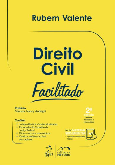 Imagem de Livro - Direito Civil Facilitado