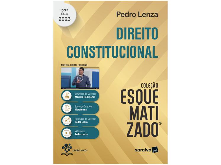 Imagem de Livro Direito Constitucional Esquematizado 27ª edição 2023 Pedro Lenza