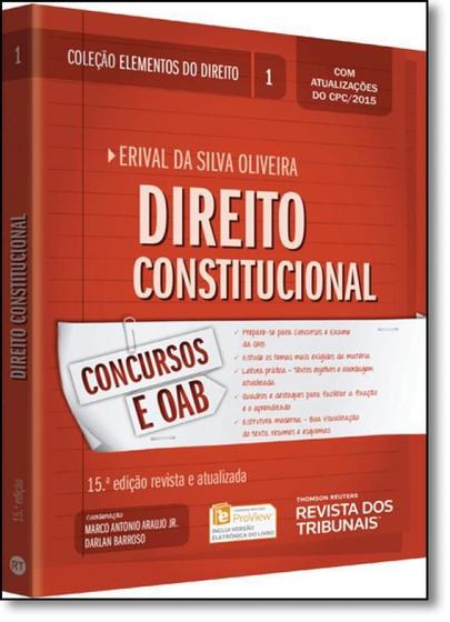 Imagem de Livro Direito Constitucional - Vol.1