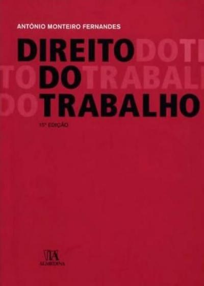 Imagem de Livro DIREITO DO TRABALHO - Almedina