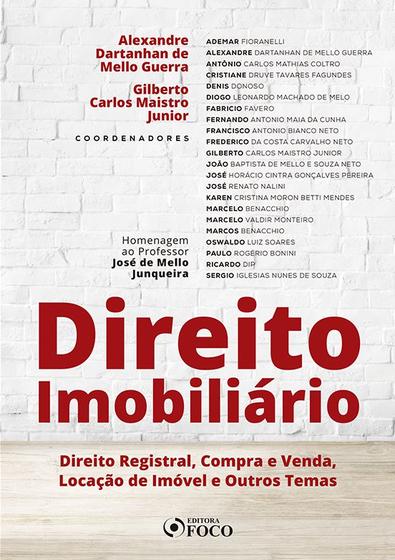 Imagem de Livro - DIREITO IMOBILIÁRIO Direito Registral, Compra e Venda, Locação de Imóvel e Outros Temas