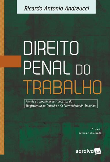 Imagem de Livro - Direito penal do trabalho - 6ª edição de 2018