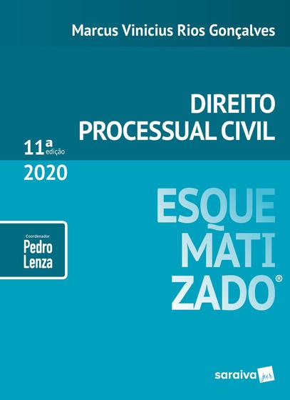 Imagem de Livro - Direito Processual Civil esquematizado - 11ª edição de 2020