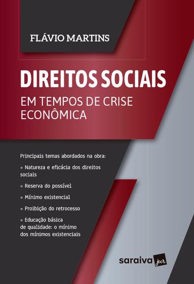 Imagem de Livro - Direitos Sociais em tempos de Crise Econômica