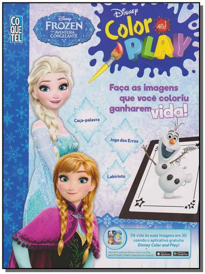 Imagem de Livro - Disney Frozen - Color And Play - EDIOURO ( NORMAL )