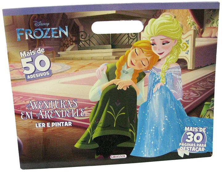 Livro - Disney - ler e pintar - Frozen Menor preço em Livro - Disney - ler e pintar - Frozen