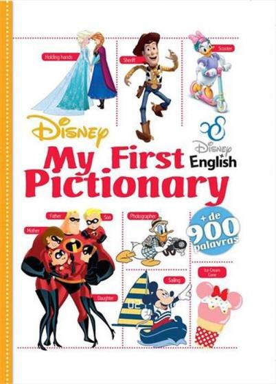 Imagem de Livro - Disney - My First Pictionary - (Capa almofadada)