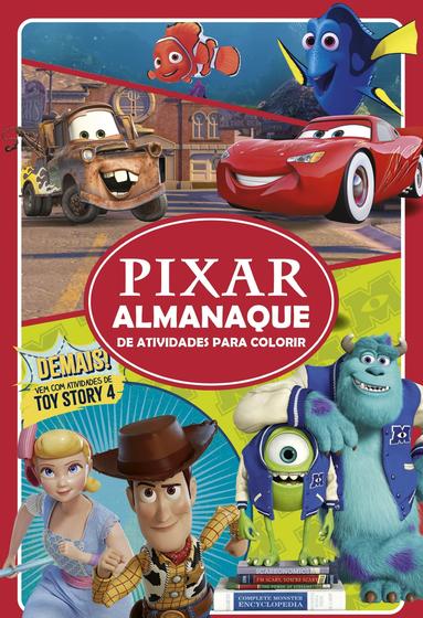 Imagem de Livro - Disney Pixar Almanaque de Atividades para Colorir