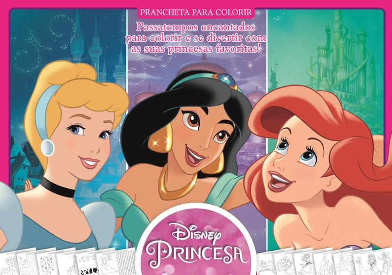 Livro - Disney Prancheta Para Colorir - Princesas - Livros de ...