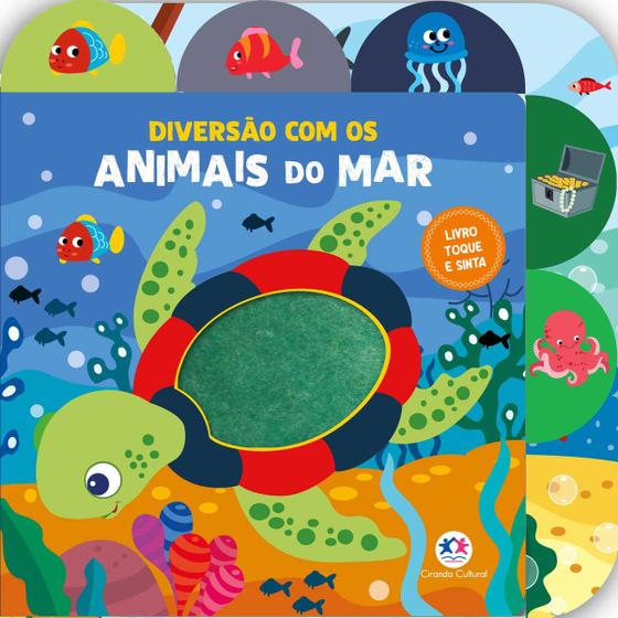 Imagem de Livro - Diversão com os animais do mar