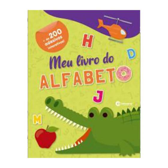 Imagem de Livro Do Alfabeto Com Adesivos  - 1 unidade - culturama  - Rizzo