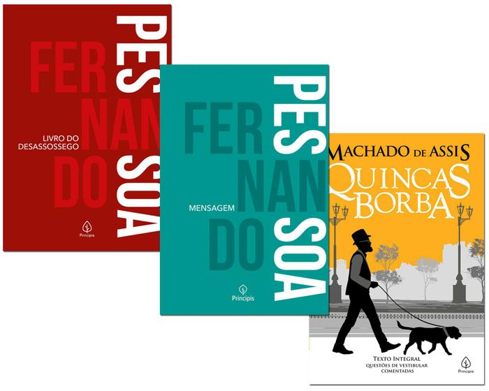 Imagem de Livro do Desassossego + Mensagem + Quincas Borba