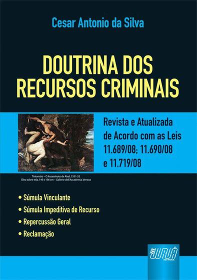 Imagem de Livro - Doutrina dos Recursos Criminais