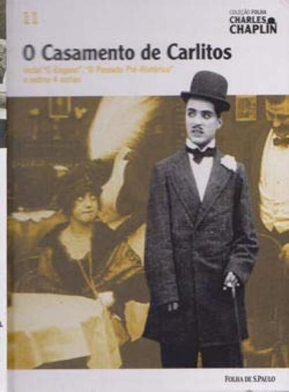 Imagem de Livro/DVD Coleção Folha Charles Chaplin Vol. 11 O Casamento de Carlitos Inclui "O Engano" e outros 5 Curtas - Publifolha