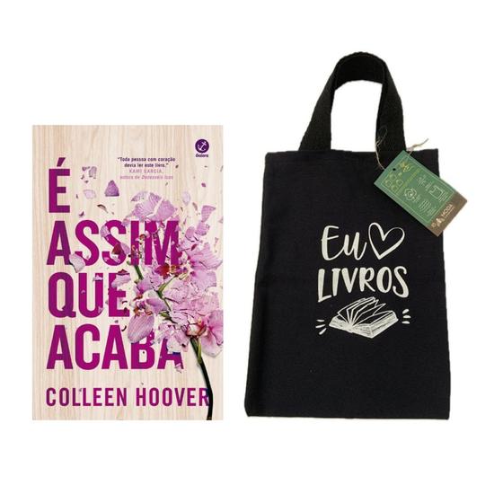 Imagem de Livro É Assim Que Acaba - Colleen Hoover + Ecobag