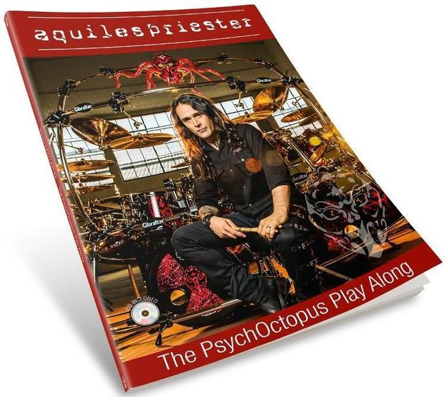 Imagem de Livro e CD Aquiles Priester The PsychOctopus Play Along com Trilhas em CD para Tocar Junto