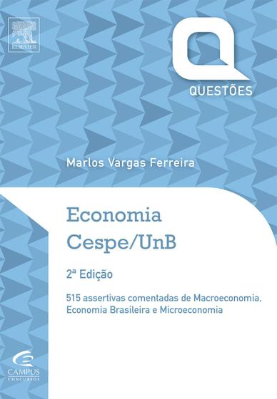 Imagem de Livro - Economia - Questões Cespe/Unb - 2ª Edição