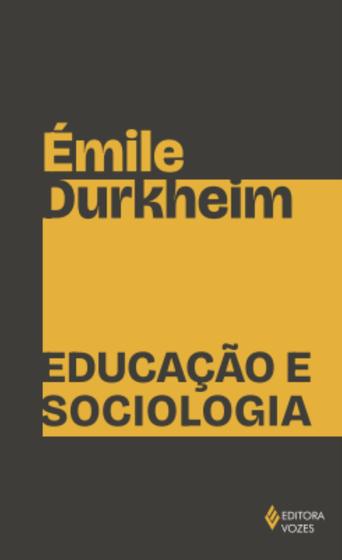 Imagem de Livro - Educação e sociologia