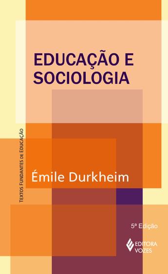 Imagem de Livro - Educação e sociologia