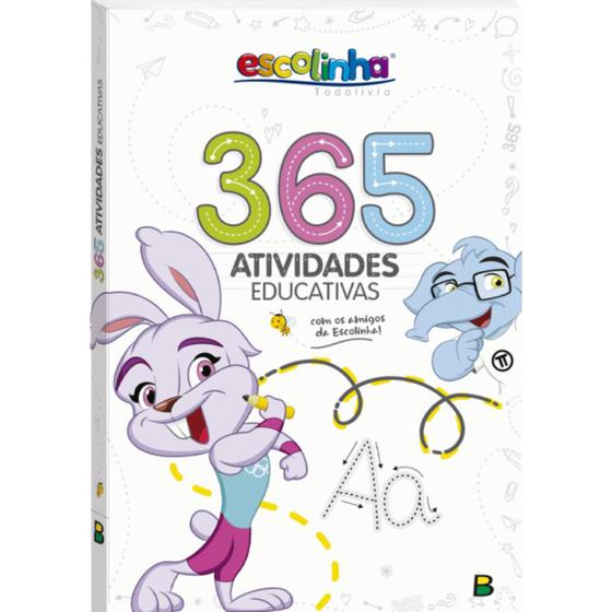 Imagem de Livro Educativo Infantil Escolinha 365 Atividades Educativas