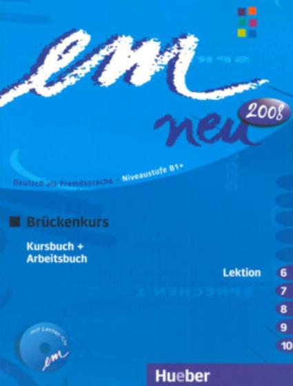 Imagem de Livro - Em neu 2008 bruckenkurs (b1+) - kb + ab lekti 6-10 + audio cd ab