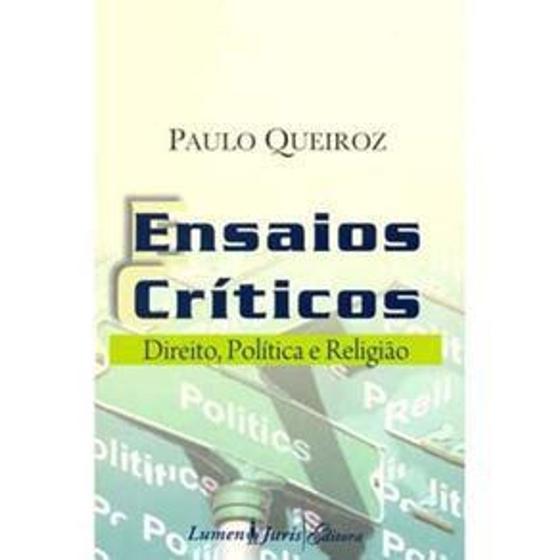 Imagem de Livro - Ensaios Críticos: Direito, Política, Religião - Editora Lux Oriens - Crítica