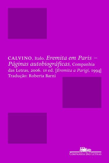 Livro - Eremita em Paris Menor preço em Livro - Eremita em Paris