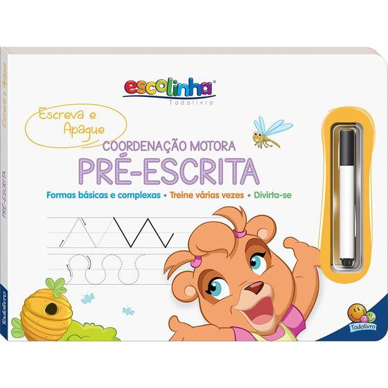 Imagem de Livro - Escolinha Escreva e Apague II: Coordenação Motora - Pré-Escrita