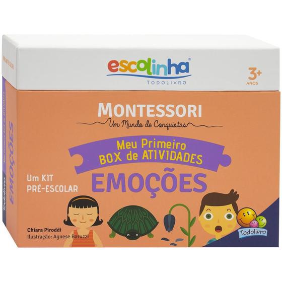 Imagem de Livro - Escolinha MONTESSORI Meu P BOX de Atividades: Emoções (Escolinha)