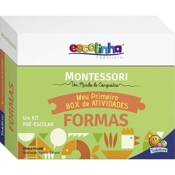 Imagem de Livro - Escolinha MONTESSORI Meu P BOX de Atividades: Formas (Escolinha)