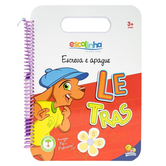 Imagem de Livro - Escreva e Apague: Letras (Escolinha Todolivro)