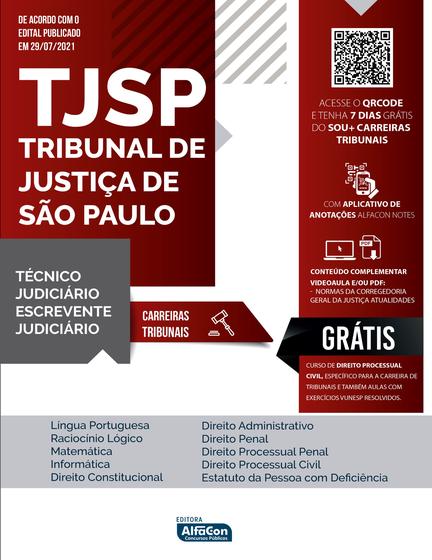 Imagem de Livro - Escrevente e Técnico Judiciário - TJ SP - Tribunal de Justiça de São Paulo