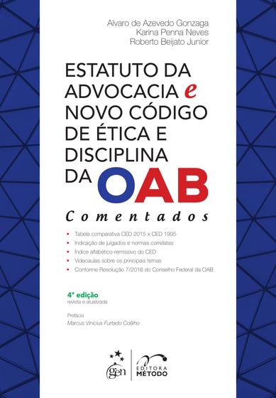 Imagem de Livro - Estatuto da advocacia e novo código de ética e disciplina da OAB