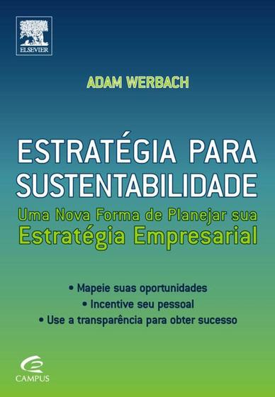 Imagem de Livro - Estratégia para sustentabilidade