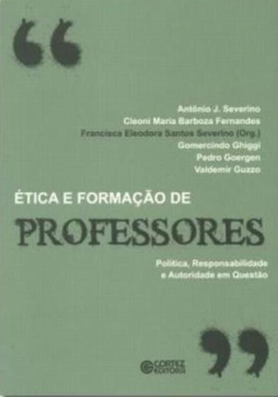 Imagem de Livro - Ética e formação de professores